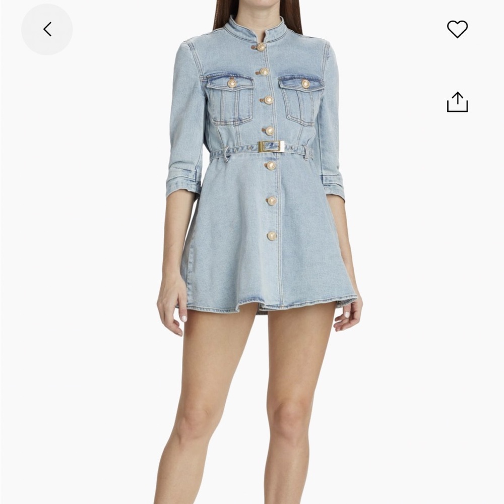 Generation LoveMackenzie Belted Denim Minidress NWT XS - Picture 5 of 16